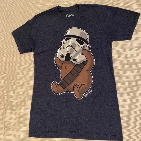 Star Wars James Hance Wicket w Stormtrooper Helmet T Shirt